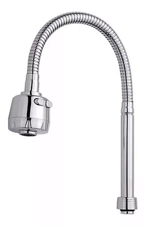 TUBO GOURMET FLEXÍVEL COM AREJADOR CHUVEIRINHO 3/4 PARA TORNEIRA DE COZINHA