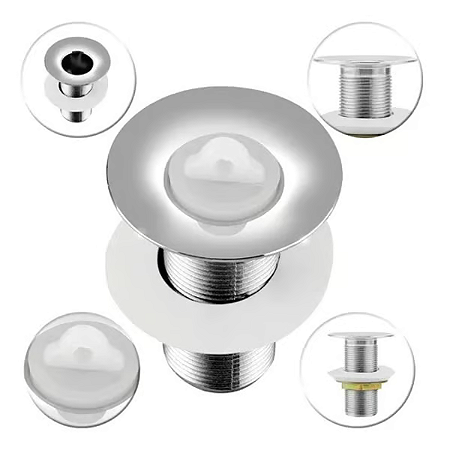 VÁLVULA LAVATÓRIO 7/8" METAL CROMADO