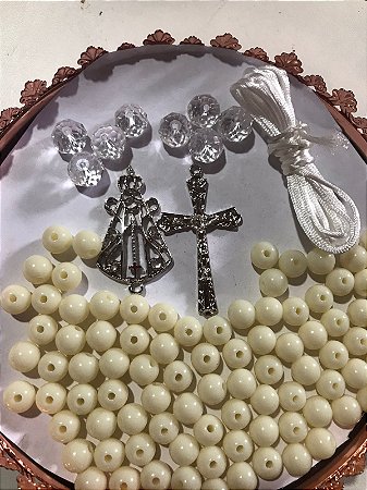 KIT TERÇO AMARELO OFF/ PRATA