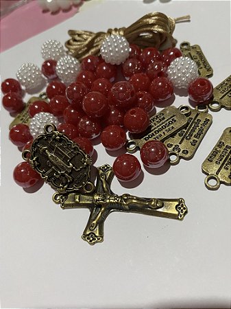 Kit 10 mm vermelho irizado