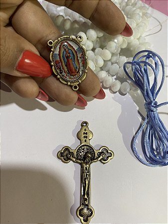 Kit terço de cristal