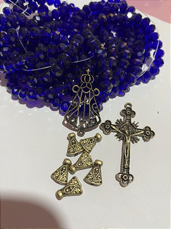 Kit terço de cristal