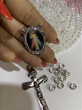 Kit terço de cristal