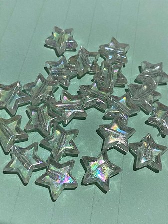 Estrelinha Irisada – Pacote com 60 unidades