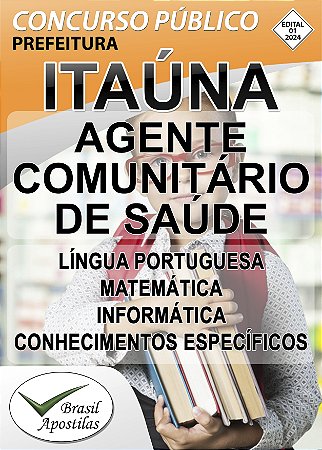 Itaúna, MG - 2024 - Apostila para Agente Comunitário de Saúde