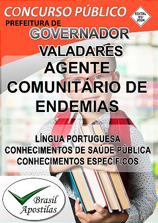 Governador Valadares, MG - 2024 - Apostilas Para Agente Comunitário de Saúde e Agente Combate a Endemias