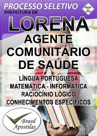 Lorena, SP - 2024 - Apostila para Agente Comunitário De Saúde