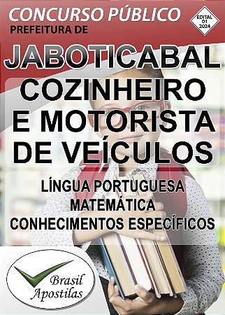 Jaboticabal, SP - 2024 - Apostilas Para Ensino Fundamental, Médio e Superior