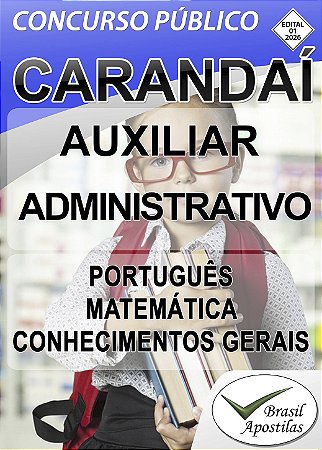 Carandaí, MG - 2026 - Apostilas Para Auxiliar Administrativo, Profissional De Apoio, Agente Comunitário de Saúde e Agente de Combate às Endemias