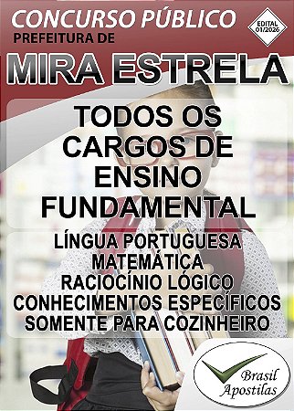 Macatuba, SP - 2026 - Apostila DIGITAIS para Nível Fundamental, Médio e Professores