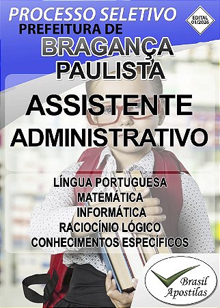 Bragança Paulista, SP - 2026 - Apostila para Ensino Médio e Superior