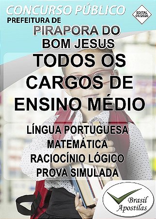 Pirapora do Bom Jesus, SP - 2026 - Apostila para Ensino Médio
