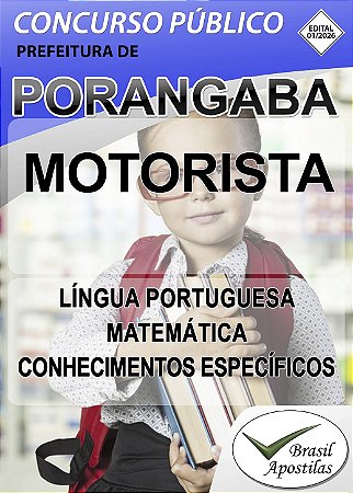 Porangaba, SP - 2026 - Apostila para Ensino Fundamental, Médio e Superior