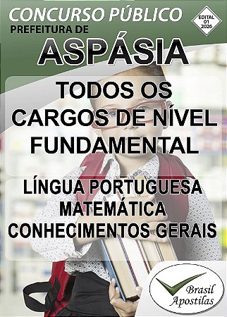 Aspásia, SP - 2026 - Apostila para Ensino Fundamental e Médio