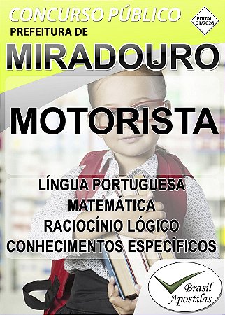 Prefeitura de Miradouro, MG - 2026 - Apostila para Nível Fundamental e Médio