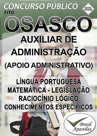 FITO Osasco, SP - 2026 - Apostila para Cargos Administrativos, Técnicos e Professores