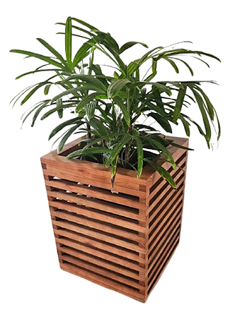 Vaso De Plantas - Cachepô De Plantas Em Madeira Maciça