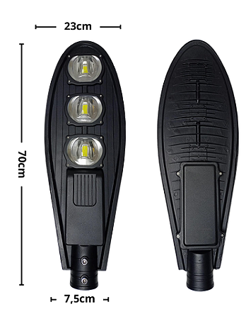 Luminária Pétala Led 150w Pública Cob Branco Frio