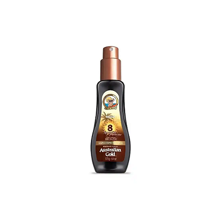 Bronzeador Australian Gold Instant Bronzer FPS08 Corporal Spray Gel 125ml