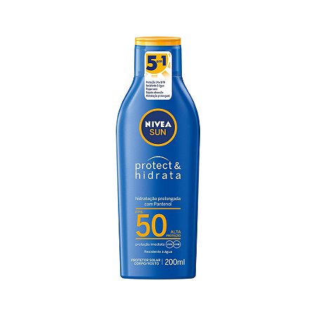 Protetor Solar Nivea Sun Protect & Hidrata FPS50 200ml