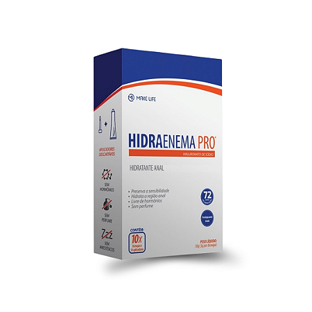 Hidraenema Pro Gel Hidratante Com 10 Bisnagas 3g + 10 Aplicadores Descartáveis MakeLife