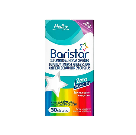 Polivitamínico Baristar Baunilha 30 cápsulas