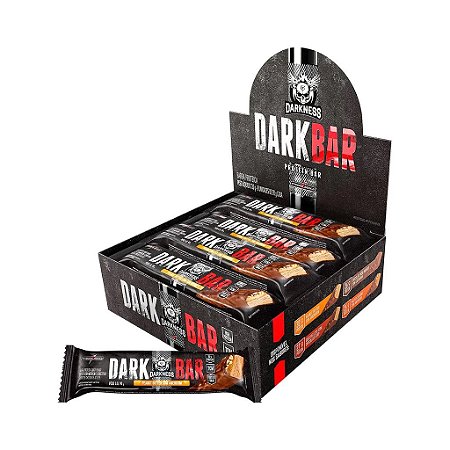 Barra de Proteína Dark Peanut Butter com Amendoim Darkness 8 Unidades