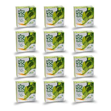 Caixa Fechada com 12 Unidades - Chá Plan 30 Dias com 60 Envelopes