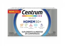 Centrum Select Homem 50+ de A a Zinco 30 Comprimidos