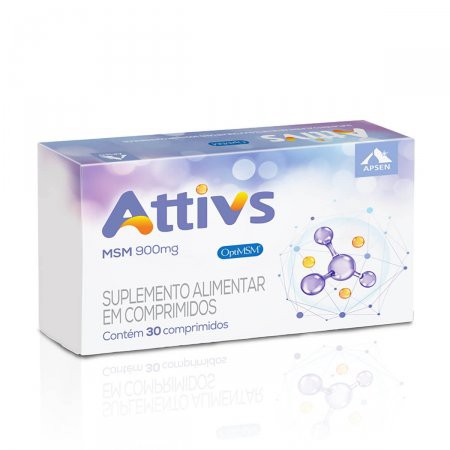 Suplemento Alimentar Attivs com 30 Comprimidos