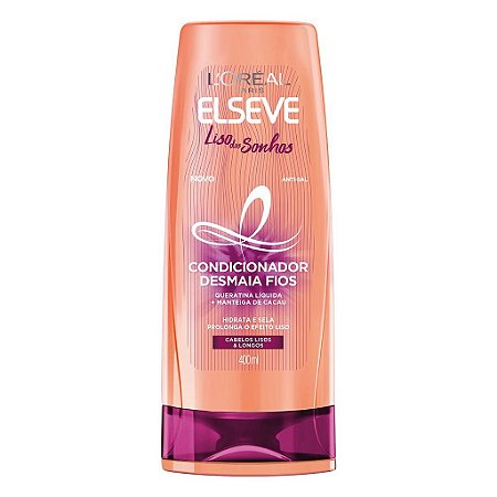Condicionador Elseve Liso dos Sonhos com 400ml
