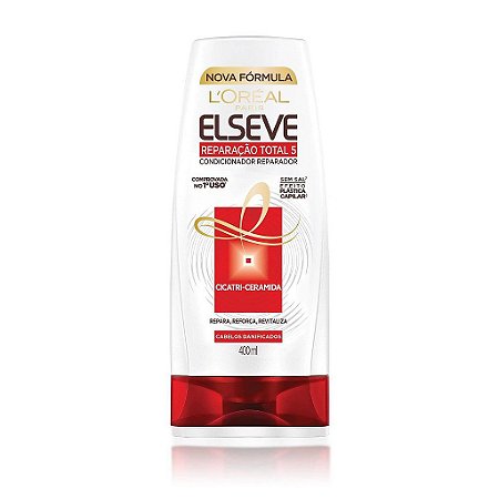 Condicionador Elseve L'Oréal Reparação Total 5+ com 400ml