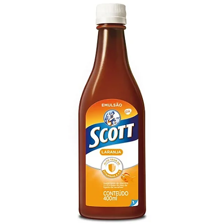 Emulsão Scott Laranja 400ml