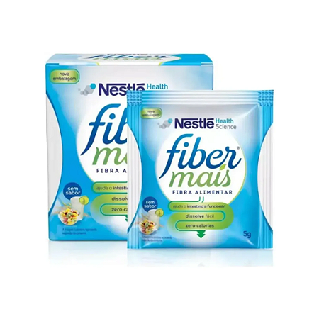 Fiber Mais Sem Sabor 10 Sachês de 5g Cada