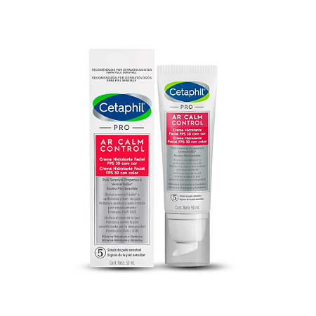 Ganhe Brindes + Creme Hidratante Facial Cetaphil Pro Ar Calm Control FPS30 com Cor 50ml