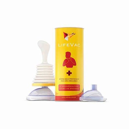 LifeVac - Dispositivo para Primeiros Socorros de Desengasgamento 1 Unidade