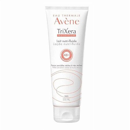 Loção Hidratante Avène Trixera Nutrition Hydra-Fluida sem Perfume com 200ml
