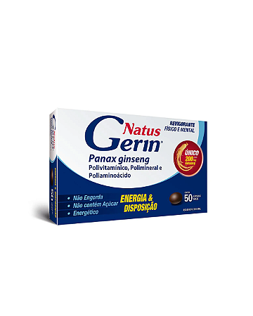 Polivitamínico Natus Gerin com 50 Cápsulas