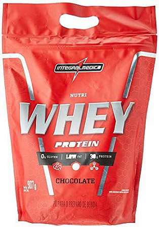 Nutri Whey Chocolate Pouch Integralmedica 907g