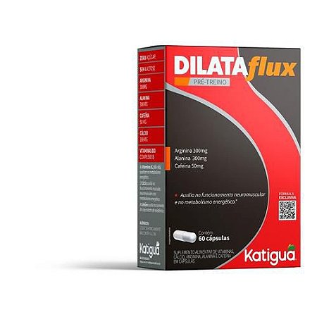 Pré-Treino DilataFlux 60 Cápsulas Katiguá
