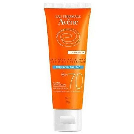 Protetor Solar Emulsão Avène Toque Seco Oil-Free FPS 70 com 40g