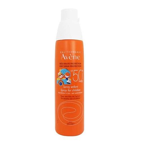 Protetor Solar Infantil Avène FPS 50 Spray com 200ml