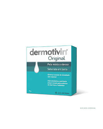 Sabonete Facial em Barra Dermotivin Original Pele Mista a Oleosa 90g