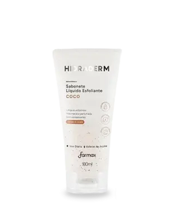 Sabonete Líquido Esfoliante Hidraderm Coco 180ml