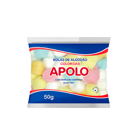 Algodão Apolo Bola Colorido 50gr