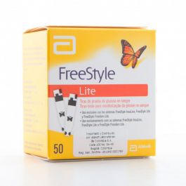 Tiras de Teste para Glicose Freestyle Lite com 50 unidades