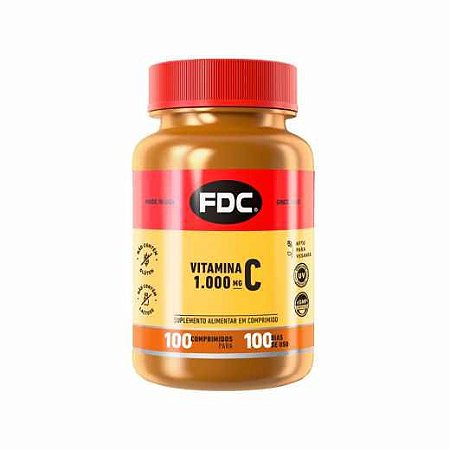 Vitamina C 1000mg 100 Comprimidos FDC