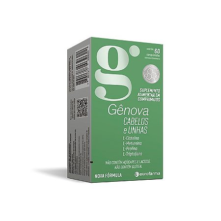 Genova Cabelos E Unhas 60 Comprimidos Eurofarma