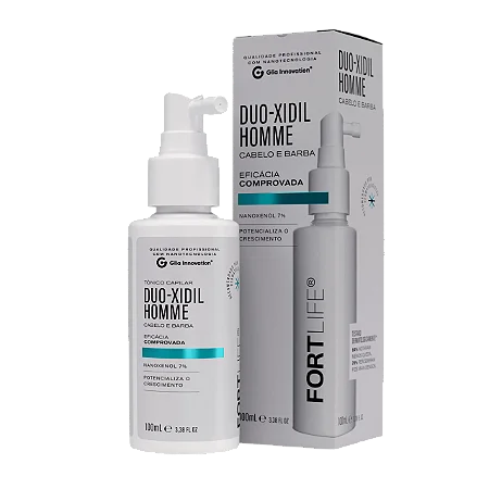 Duo-Xidil 7 % Spray HOMME 100ml Cabelo e Barba Fortlife