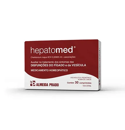 Hepatomed Almeida Prado 30 comprimidos